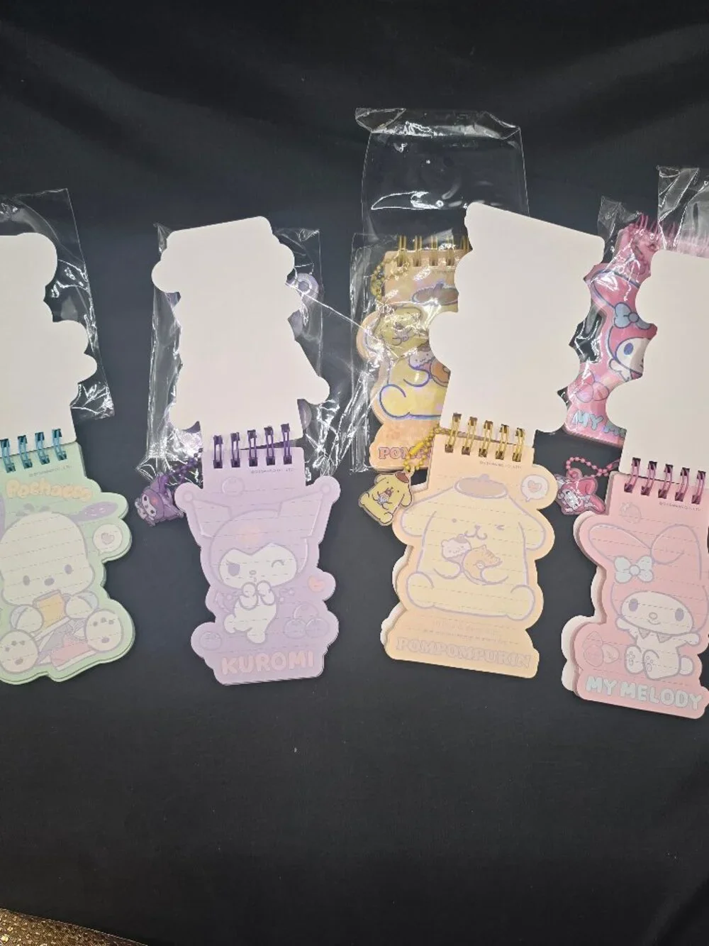 (7) Sanrio Note Pads Pochacco Kuromi Pompompurin My Melody